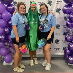 CAMPUS Employees at a community event