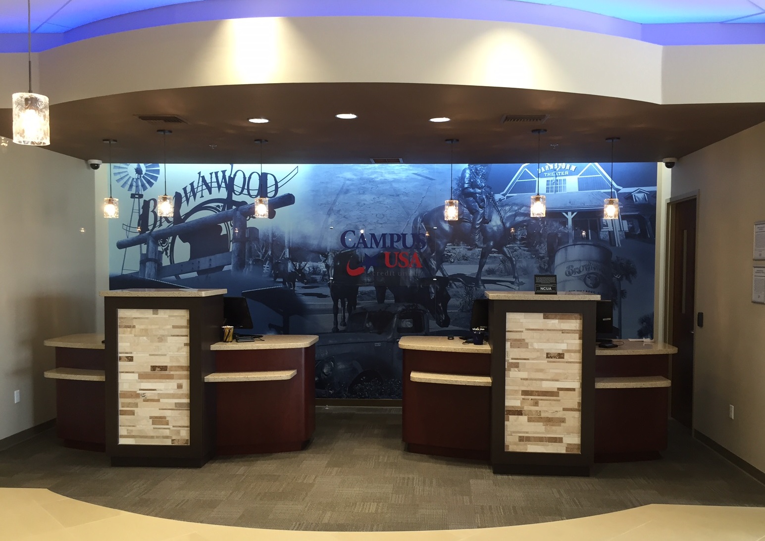 Service Pods replace the traditional 'Teller Line' for a more personal banking experience