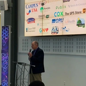 CAMPUS Employees at a community event