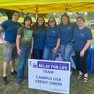 CAMPUS Employees at a community event