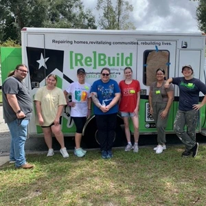 CAMPUS Employees at a community event